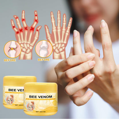 Botou 2PCS New Bee Venom Professional Joint Cream, for Neck, Waist, Back, Hands, Feet and Legs Advanced Bee Propolis Joint Cream, yellow BotouBuy Supplements Australia