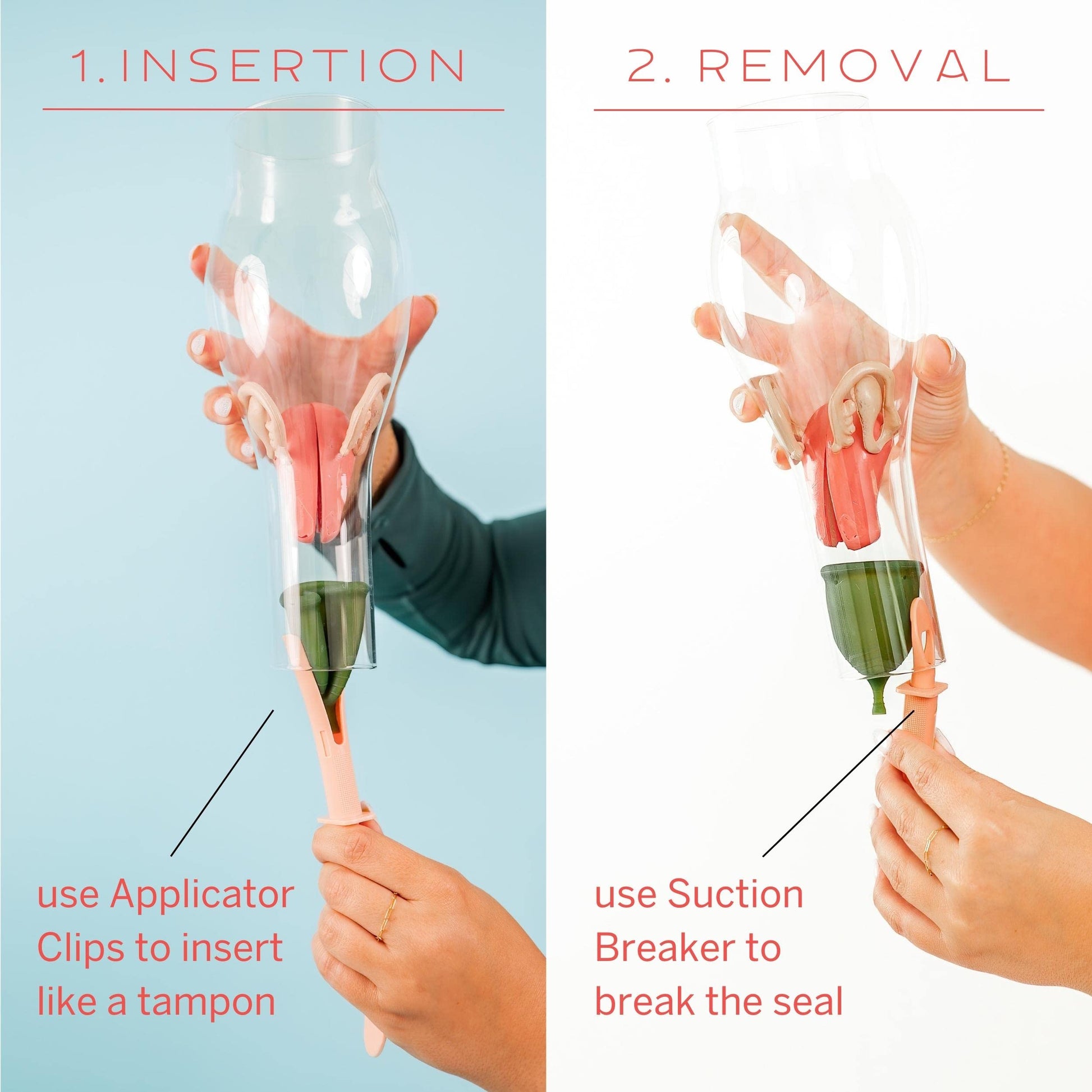 Pixie Menstrual Cup & Tampon Applicator + Period Cup Remover - Make Insertion & Removal Easy Pixie CupBuy Supplements Australia