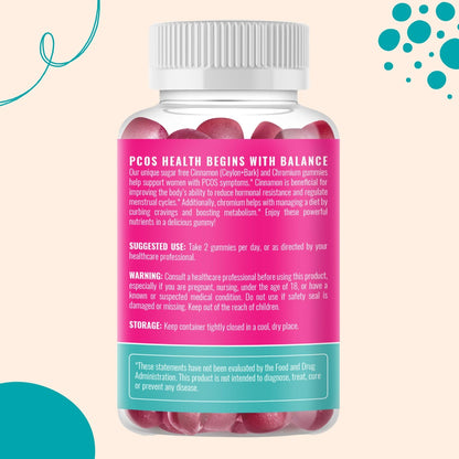 PCOS Herbal Gummies: Manage Cravings and Hormonal Balance; Cinnamon Complex PCOS Herbal TeaBuy Supplements Australia