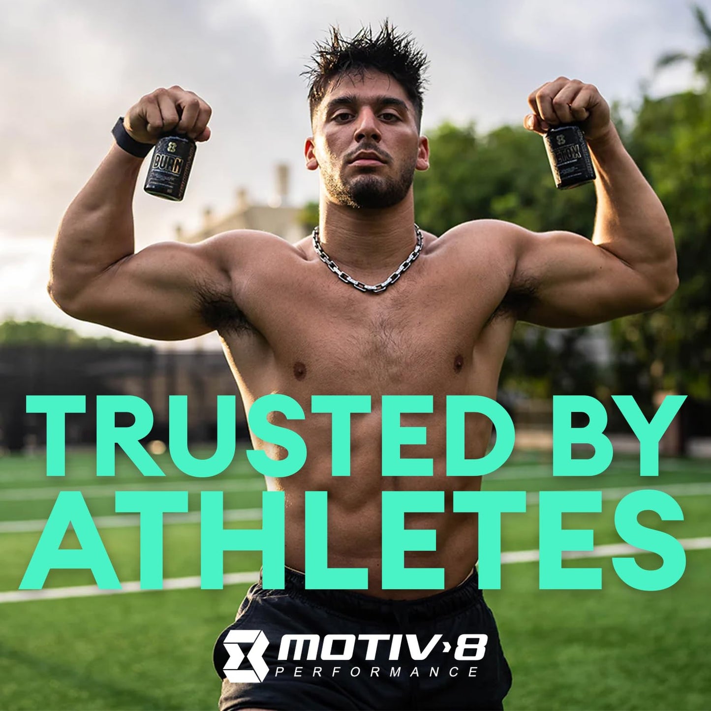 Motiv-8 Performance Pre-Workout Capsules, Natural, Feel Good Energy, No Crash or Jitters, Perfect for Working Out (60 Capsules)