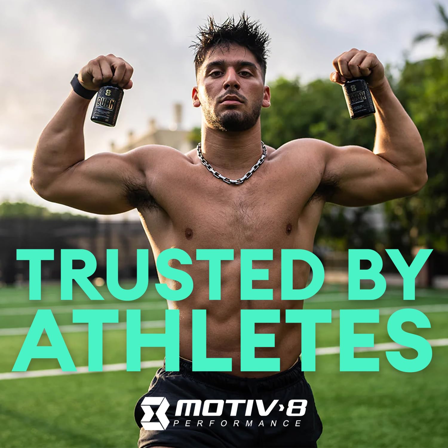 Motiv-8 Performance Pre-Workout Capsules, Natural, Feel Good Energy, No Crash or Jitters, Perfect for Working Out (60 Capsules)