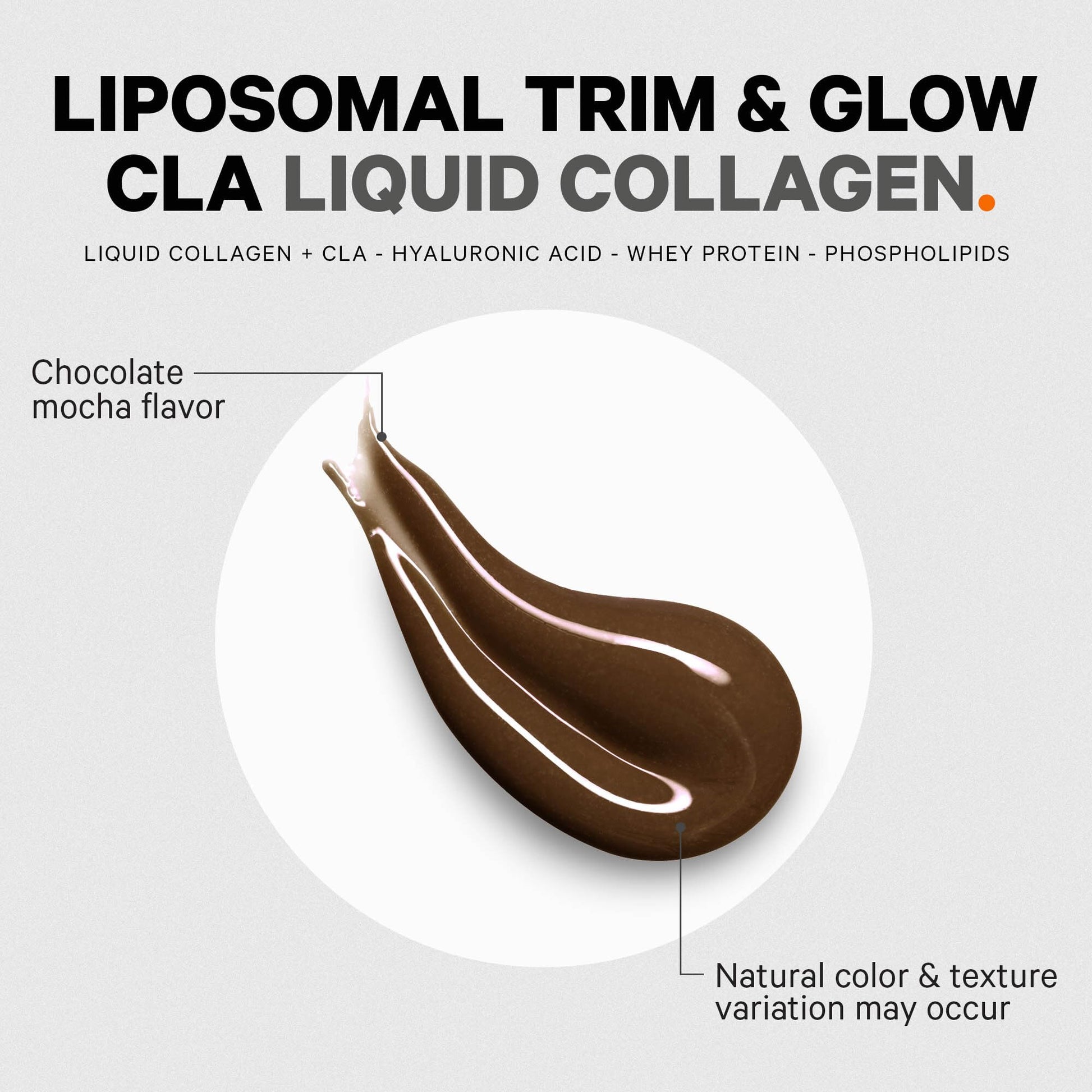 Codeage Liquid Collagen Supplement Chocolate Flavor, Beauty Trim & Glow Liposomal Collagen Peptides, CLA Conjugated Linoleic Acid, Hyaluronic Acid, Vitamin E, Hydrolyzed, Non-GMO, 15.22 fl oz CodeageBuy Supplements Australia
