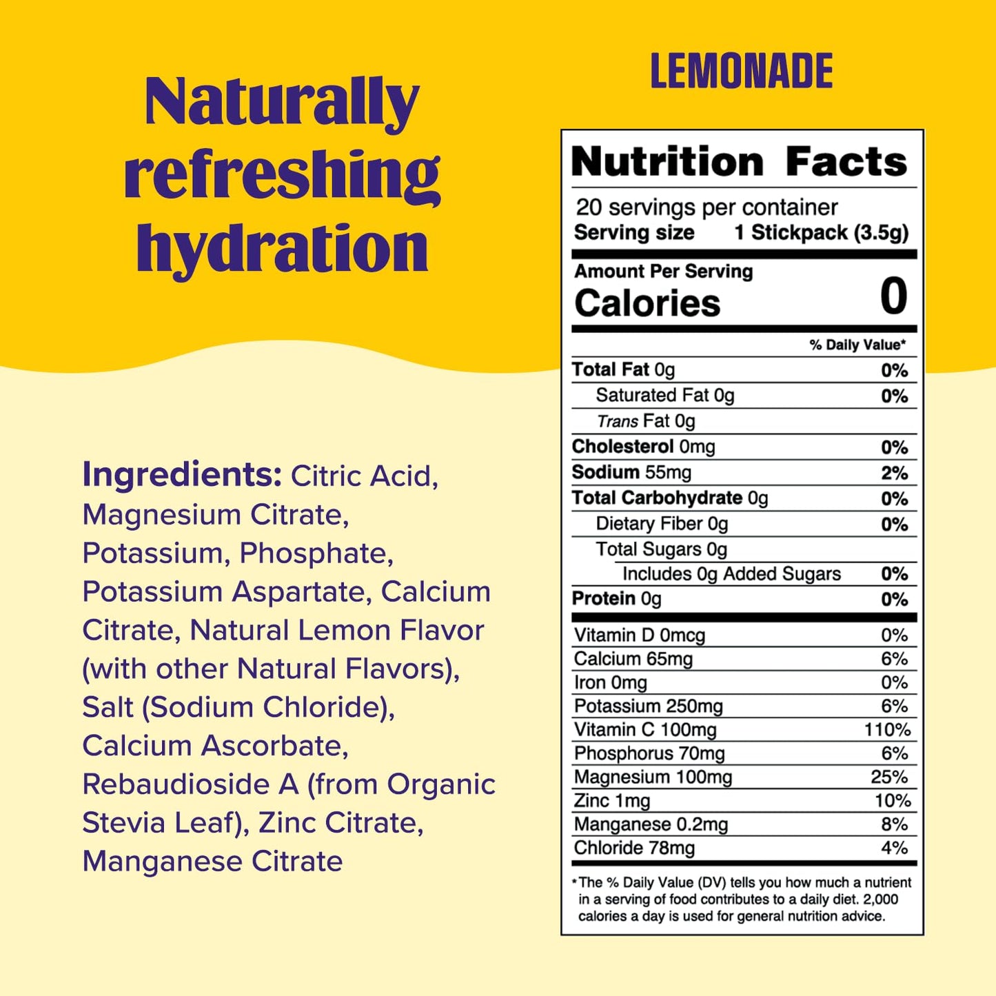 Ultima Replenisher Daily Electrolyte Drink Mix – Lemonade, 20 Stickpacks – Hydration Ultima ReplenisherBuy Supplements Australia