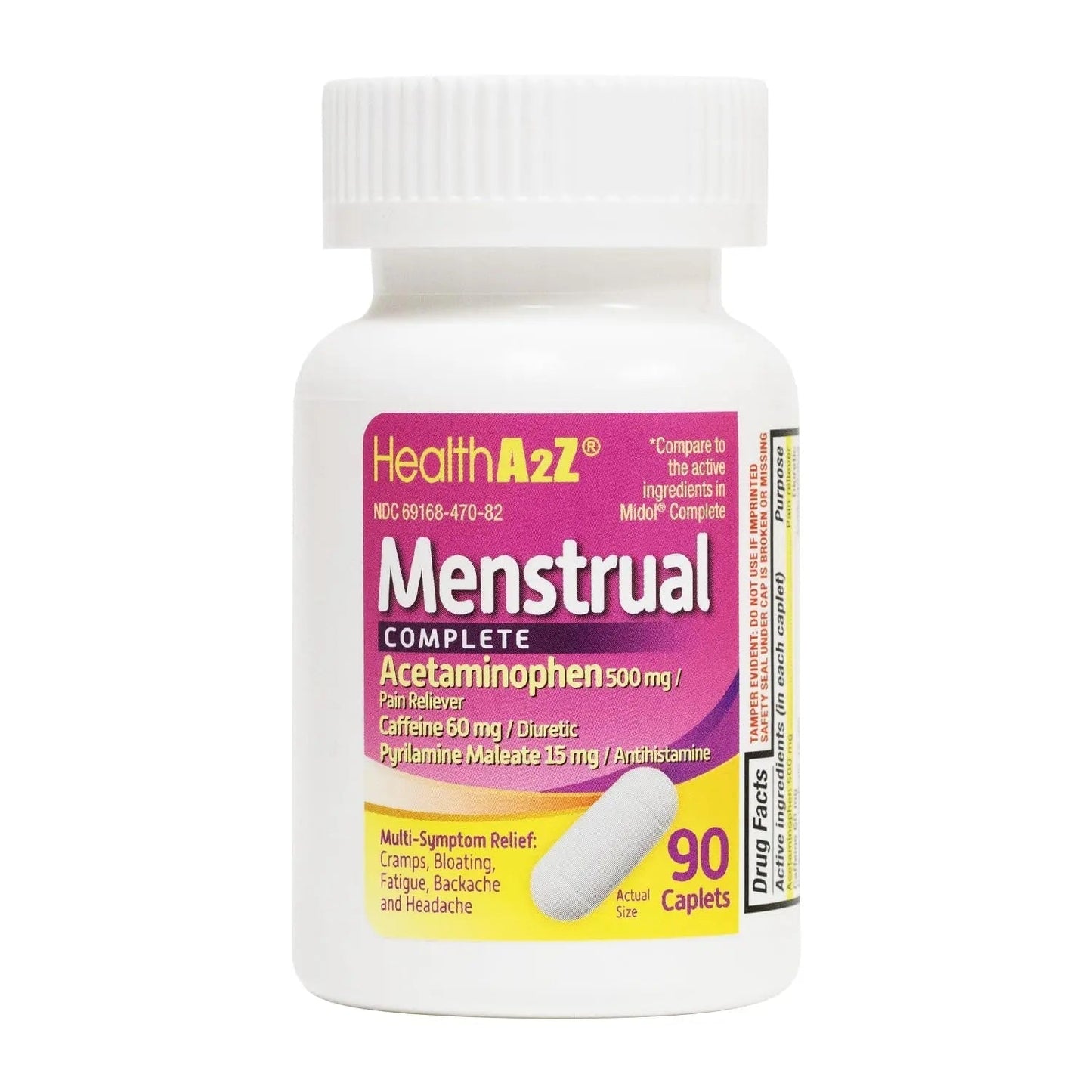 HealthA2Z® Menstrual Complete Pain Relief Tablets | Relieves Cramps, Bloating, Fatigue, Backache & Headache (90 Counts) HealthA2ZBuy Supplements Australia