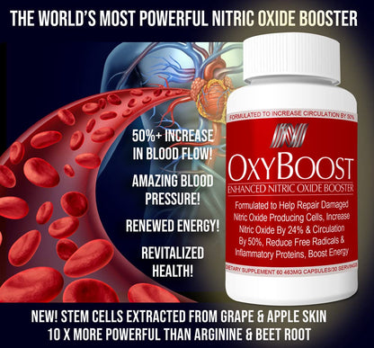 OxyBoost - Nitric Oxide Supplement (1 Bottle - 30 Servings)
