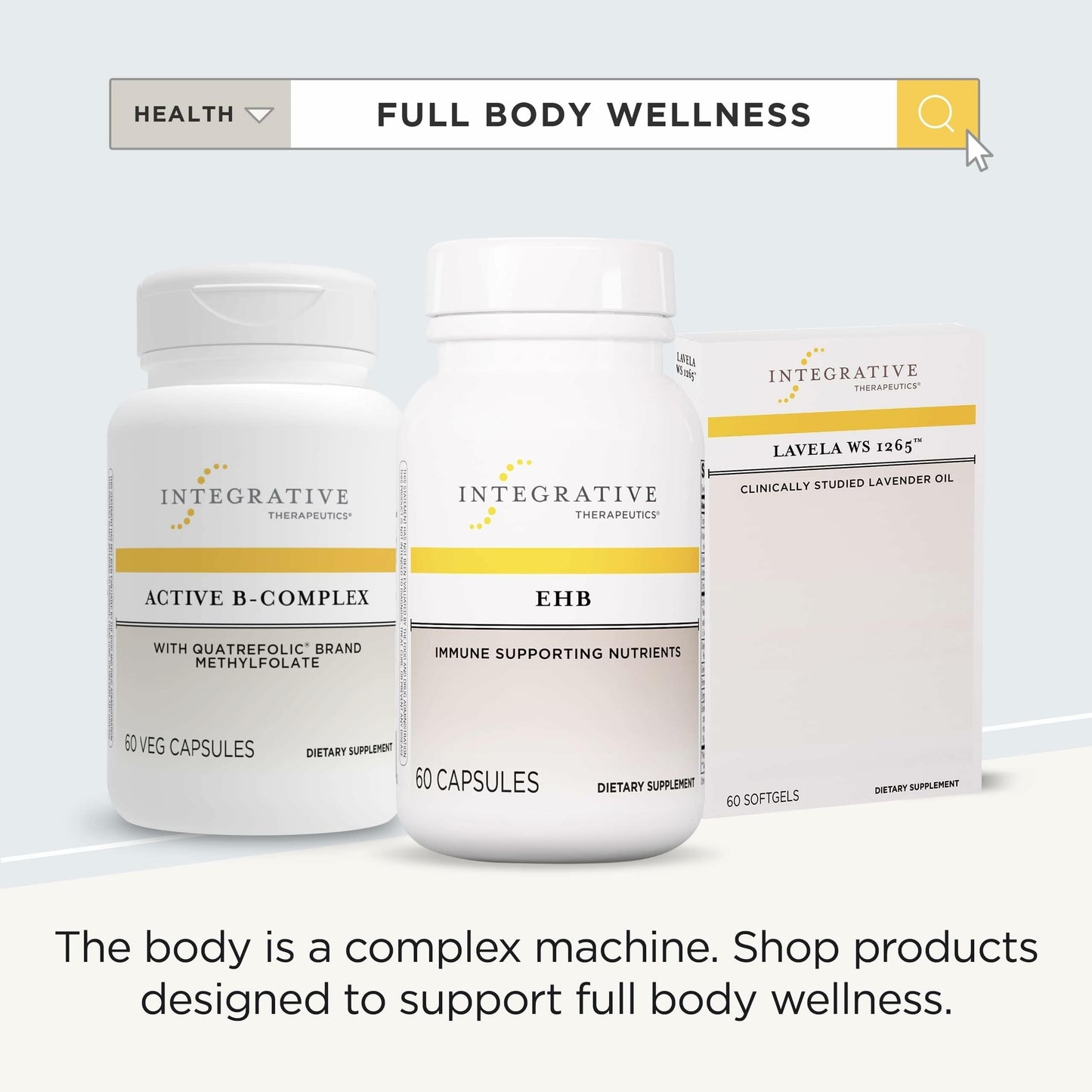 Integrative Therapeutics EHB - Immune Support Supplement with Vitamins A, C & B6* - Mineral Support with Zinc - Dairy-Free & Gluten-Free - 60 Capsules (20 Servings) Integrative TherapeuticsBuy Supplements Australia