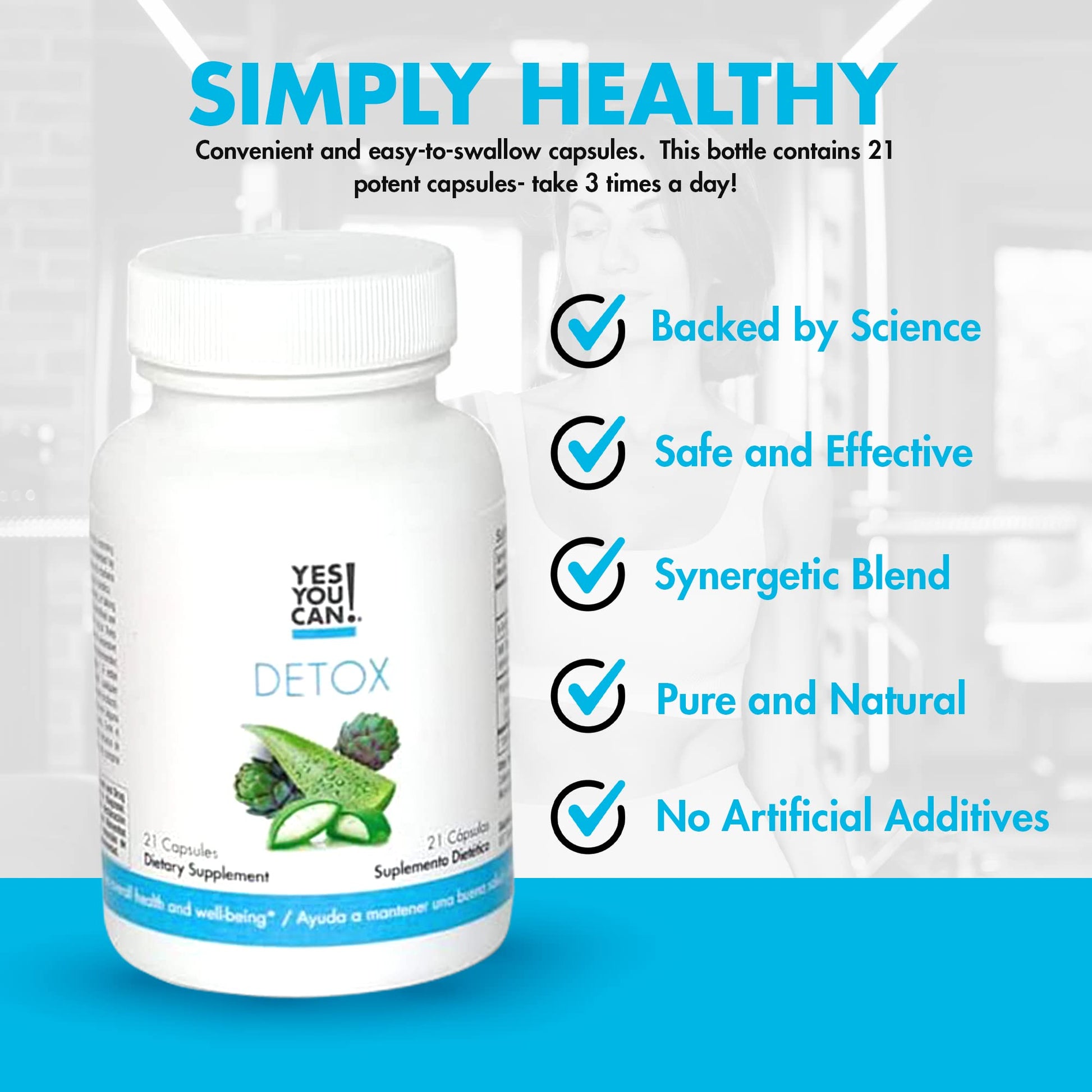 Yes You Can! Natural Detox Cleanse - Daily Cleanse Supplement for Men & Women Yes You Can!Buy Supplements Australia