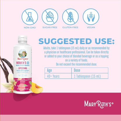 MaryRuth Organics Multivitamin for Women 40+, Womens Multivitamin Liposomal, Immune Support Supplement MaryRuth OrganicsBuy Supplements Australia
