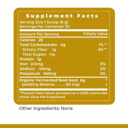 Premier Research Labs Premier Fermented Beets - Beet Root Powder Fermented, Organic Fermented Beets for Men & Women, Beetroot, Nitrates, Blood Pressure Support, USDA Organic - 6.3 Oz Jar Premier Research LabsBuy Supplements Australia