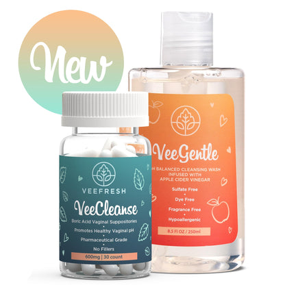 VeePower Lite - Vaginal Health Bundle - Control and Prevent Vaginal Odor - Includes VeeGentle VeeFreshBuy Supplements Australia