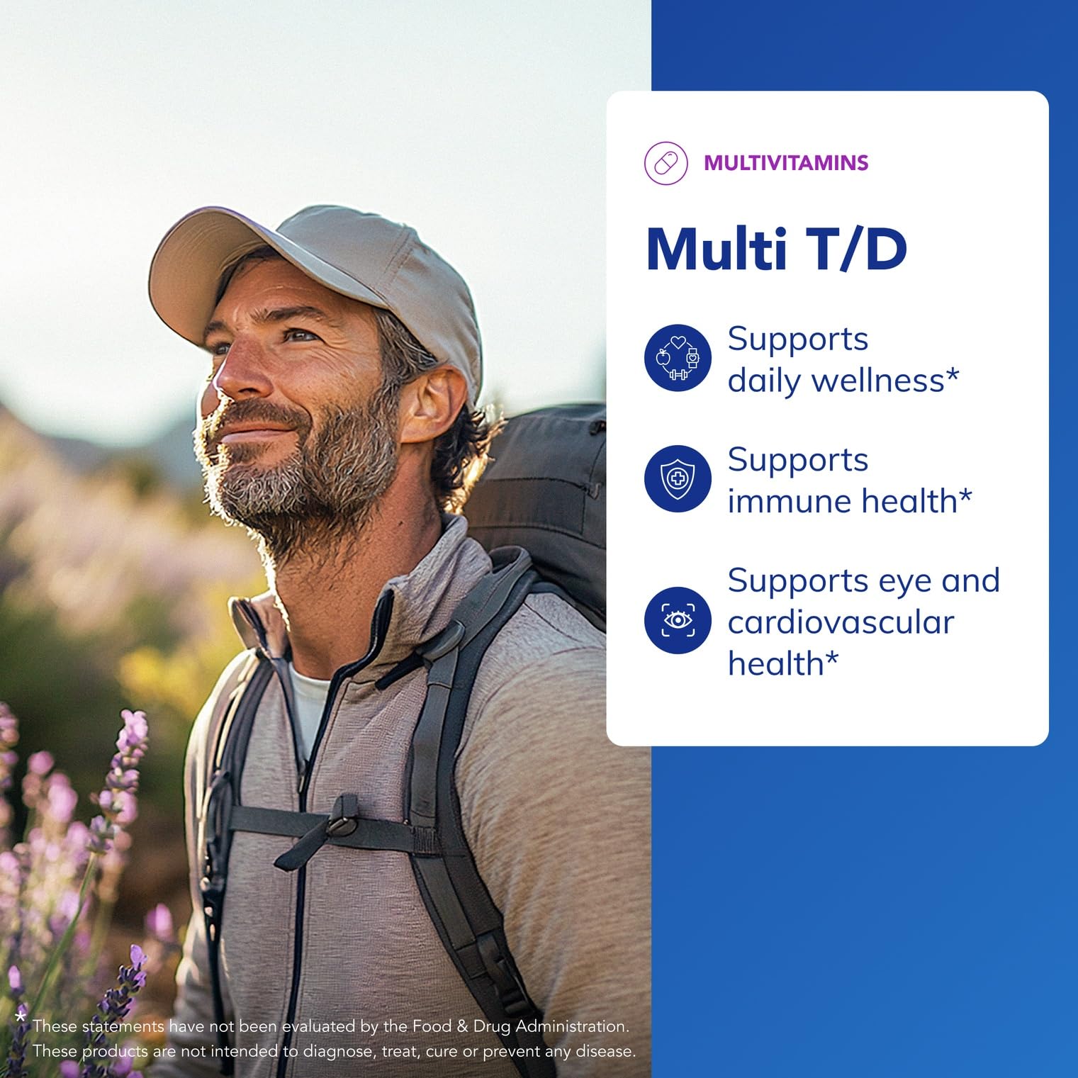 Pure Encapsulations Multi T/D - Multivitamin & Mineral Supplement - for Daily Wellness, Cardiovascular & Immune Health* - Rich in Vitamins & Minerals - Gluten Free & Vegetarian - 60 Capsules Pure EncapsulationsBuy Supplements Australia