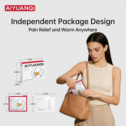 AIYUANQI 3PCS Menstrual Cramps Herbal Heating Patches for Pain Relief, Self-Heating Mugwort Patches, Full Abdomen Cover and Skin-friendly Comfortable, Rapid Heating and Keep Warm, Ideal Gift for Women AIYUANQIBuy Supplements Australia
