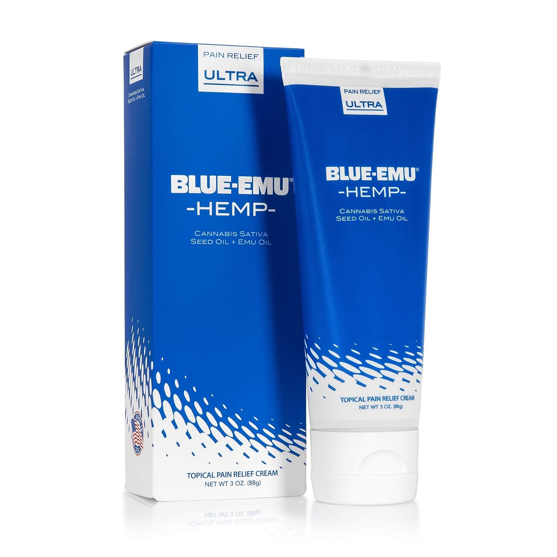 BLUE-EMU Ultra Hemp Arthritis Pain Relief Cream for Fast Joint & Muscle Relief, 3 Oz, 1 Pack BLUE-EMUBuy Supplements Australia