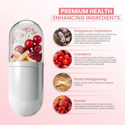 ZEN LIFE HERB UTFREx – Fast Acting - Promotes Urinary Tract Health Supports Healthy Immune and Urinary System, No Vitamins, Minerals, Prebiotics, Sugar, Plant-Based Supplement (60 Capsules) ZEN LIFE HERBBuy Supplements Australia
