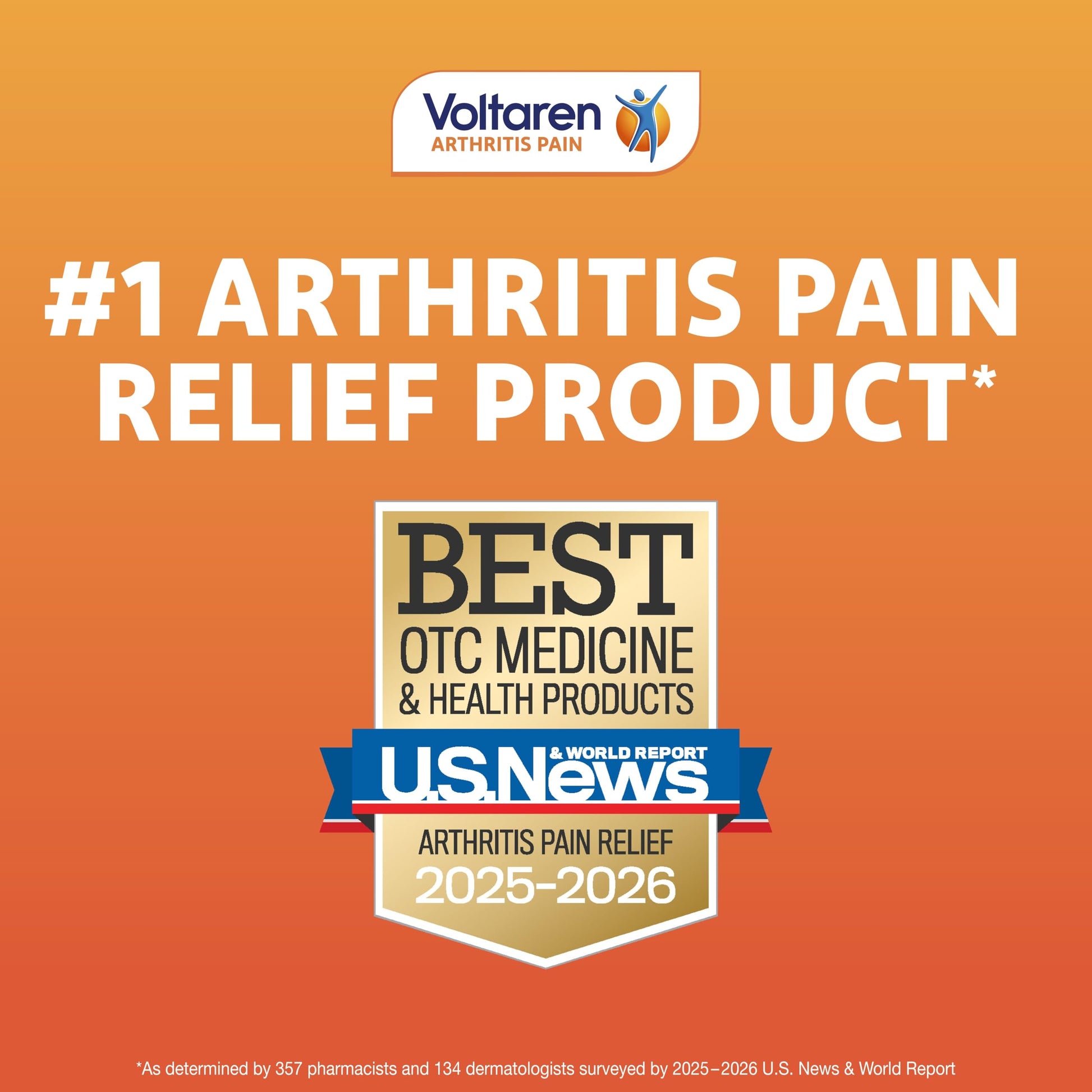 Voltaren Arthritis Pain Relief Gel, Diclofenac Sodium, 1% (NSAID), Clinically Proven Powerful Pain Reliever, No Prescription Needed, 1.7oz VoltarenBuy Supplements Australia