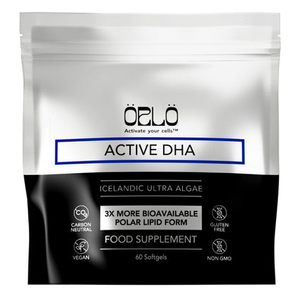 Orlo DHA Supplement 1000mg - 3X Absorption Natural Icelandic Nordic Omega 3 DHA & EPA for Brain & Eye Support – Vegan Fish Oil Alternative, No Fishy Aftertaste, 60 Easy-to-Swallow Mini Softgels OrloBuy Supplements Australia