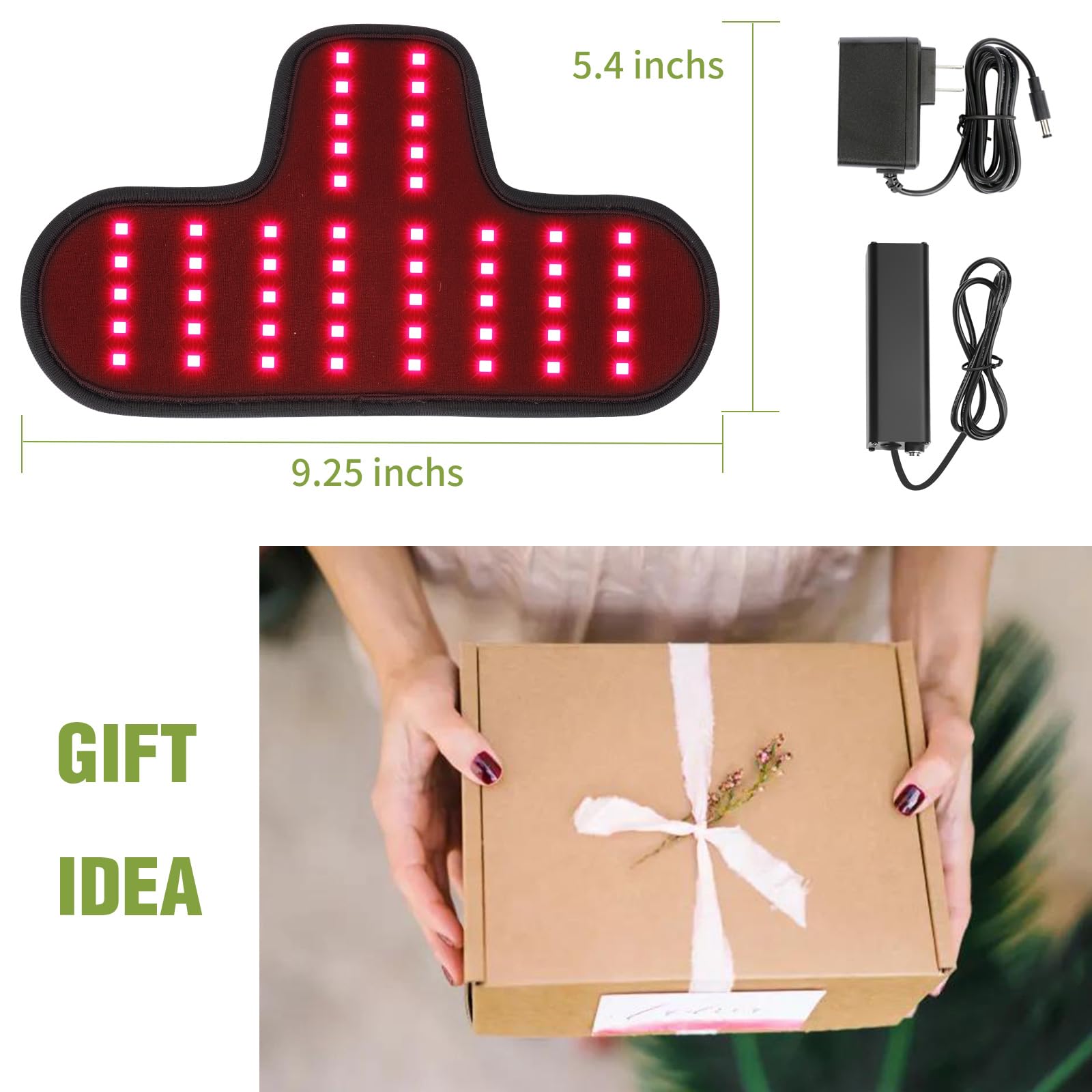 Rechargeable Red Light Therapy Neck Shoulder, Infrared Light Therapy for Body Pain Relief, Portable Red Light EnjoYieldBuy Supplements Australia