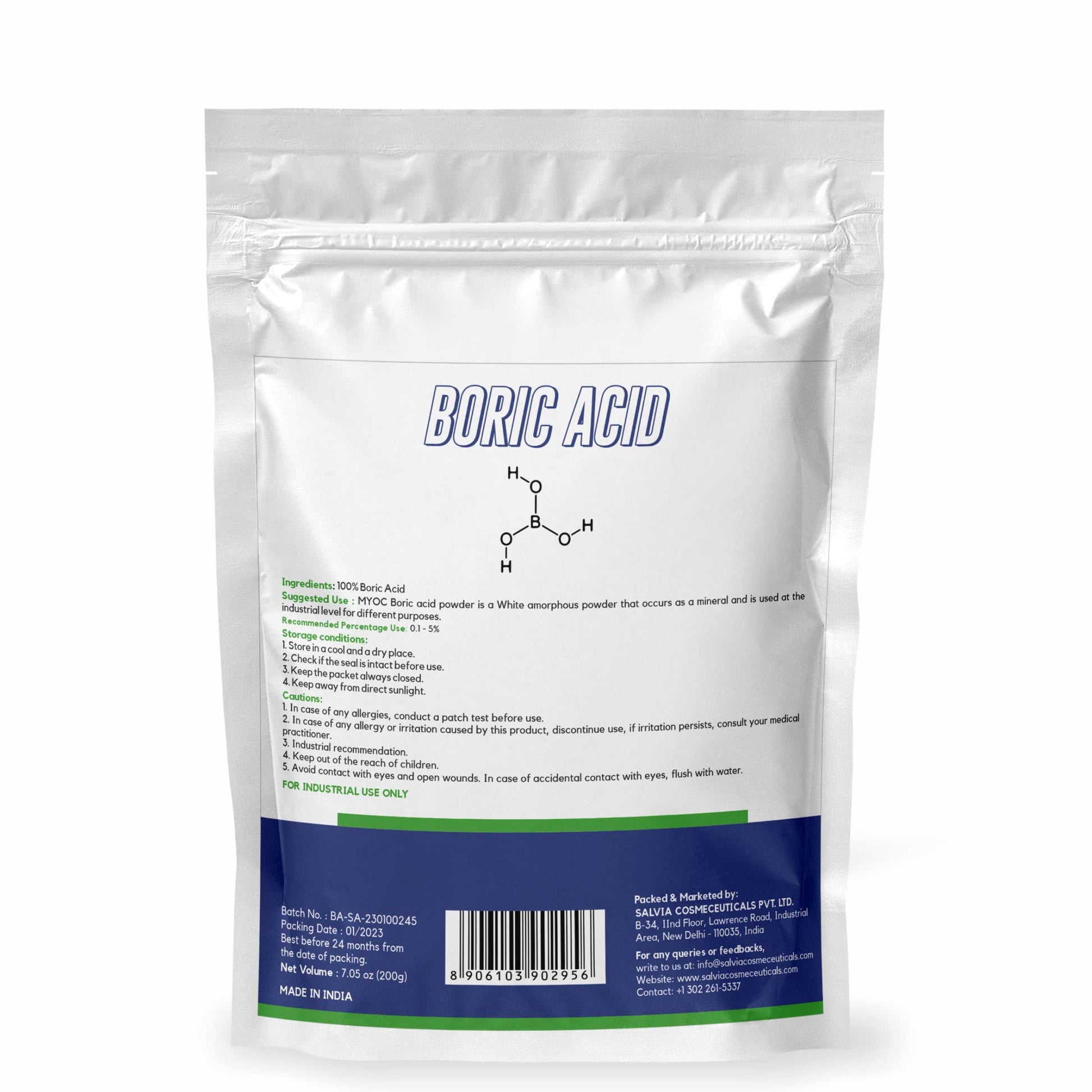MYOC Boric Powder - 12 Oz (7.05 Ounces (Pack of 1)) MYOCBuy Supplements Australia