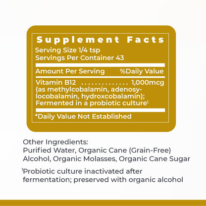 Premier Research Labs B12-ND - Vitamin B12 Liquid, B12 Vitamins, B12 Drops, B-12 Tincture with Methylcobalamin, Adenosylocobalamin, Hydroxcobalamin, 1000 mcg B12 Per Serving - 2 Fl Oz Premier Research LabsBuy Supplements Australia