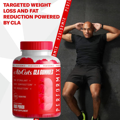PERFORMIX AbCuts CLA Gummies - 60 Gummies, Fruit Punch - Non-Stimulant PERFORMIXBuy Supplements Australia