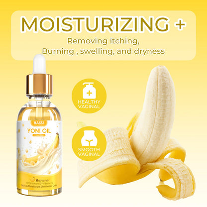 2PCS Yoni Oil Organic Feminine Oil Vaginal Moisturizer - Ph Balance for Women - Feminine Deodorant BASSIBuy Supplements Australia