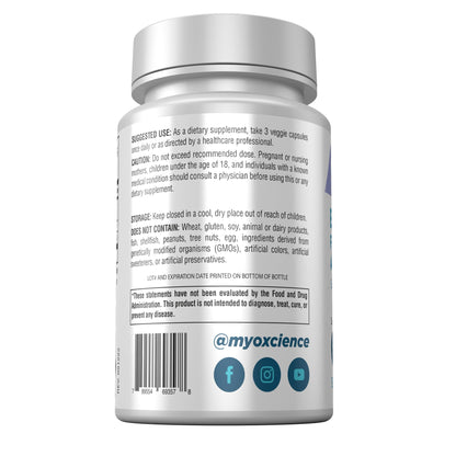 MYOXCIENCE Berberine Fasting Accelerator: Berberine HCL with ALA (Alpha Lipoic Acid) MYOXCIENCEBuy Supplements Australia