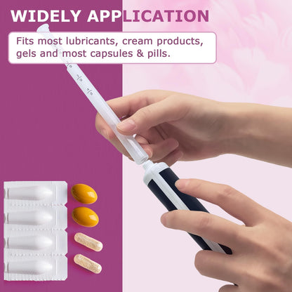 Nieteyrue Plastic Vaginial Cream Applicators (60 Packs) 2024 New Dosage Markings Individually NieteyrueBuy Supplements Australia