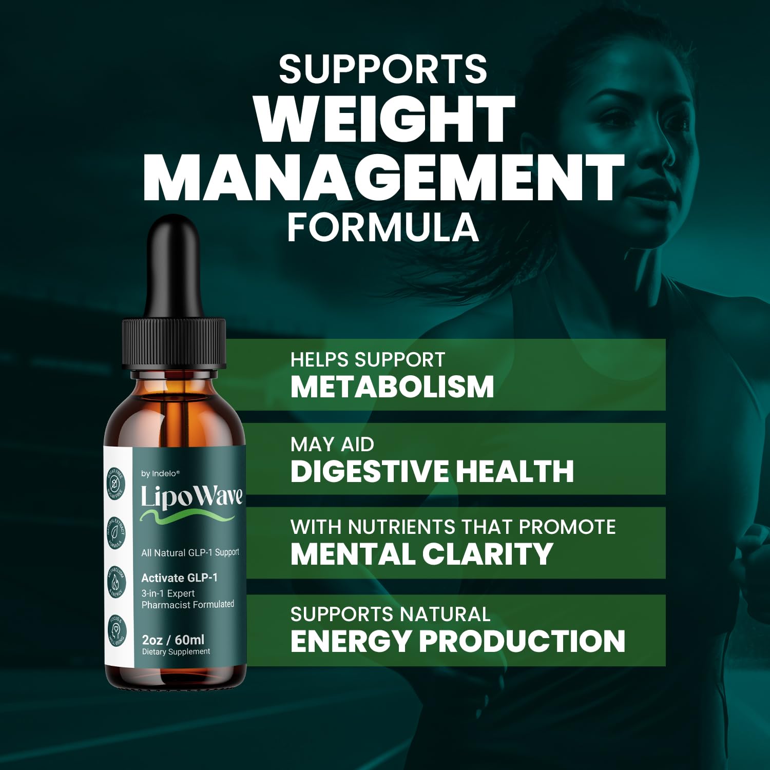 LipoWave Drops – Natural Liquid Dietary Blend for Daily Health Support (1 Month Supply) IndeloBuy Supplements Australia
