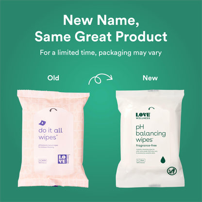 Love Wellness pH Balancing Wipes for Women | Feminine Hygiene for Cleansing with Aloe Vera Love WellnessBuy Supplements Australia