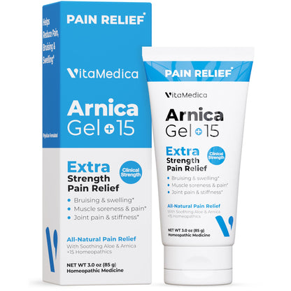 VitaMedica Arnica Gel Plus 15 Healing Plant Compounds, Extra Strength Formula for Bruising, All-Natural Plant-Based Topical Gel VitaMedicaBuy Supplements Australia