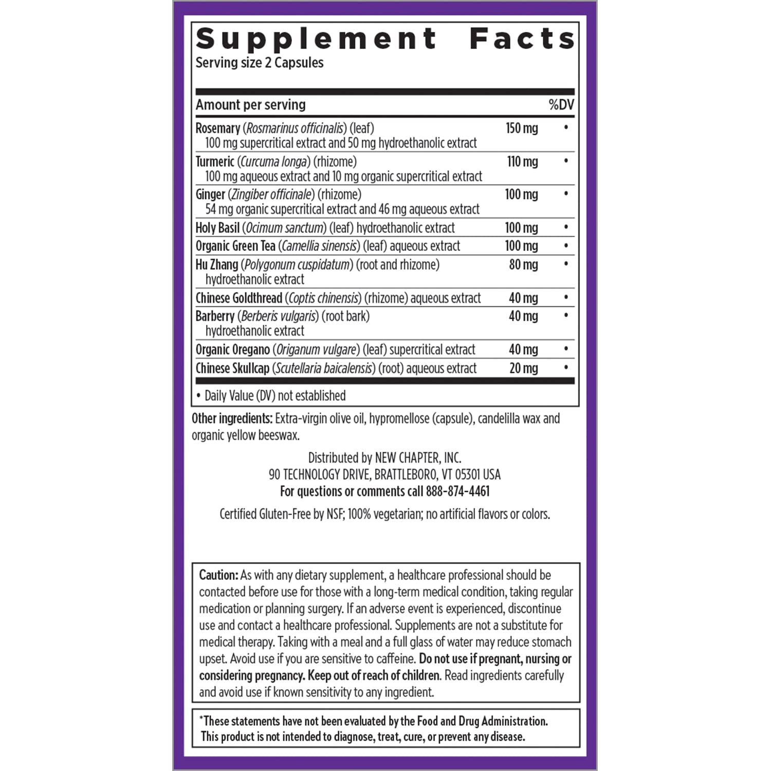 New Chapter Zyflamend™ Joint Supplement & Herbal Pain Relief – 10-in-1 Superfood Blend with Turmeric, Ginger & Green Tea - for Healthy Inflammation Response, Mobility & Flexibility, 180 Capsules New ChapterBuy Supplements Australia