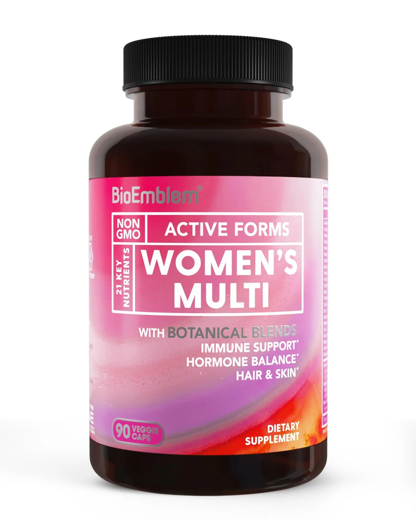 BioEmblem Women's Multivitamin - Complete Daily Multi for Immunity, Energy, Hair, Skin with Vitamin A, B12, B6, D3, Biotin BioEmblemBuy Supplements Australia