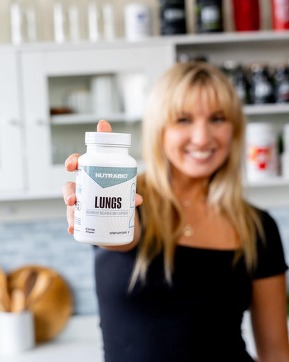 NutraBio Lungs Supplement - Blend of Immuno-LP20 and Natural Extracts to Help Support Respiratory & Immune Health - 90 Capsules NutraBioBuy Supplements Australia