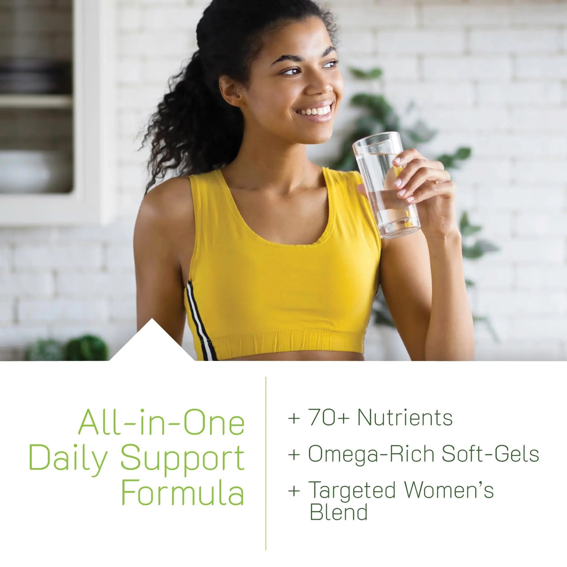 Irwin Naturals Women's Living Green Liquid-Gel Multi - 120 Liquid Softgels, Pack of 2 - Includes 70 Essential Nutrients, Vitamins & Minerals Irwin Naturals