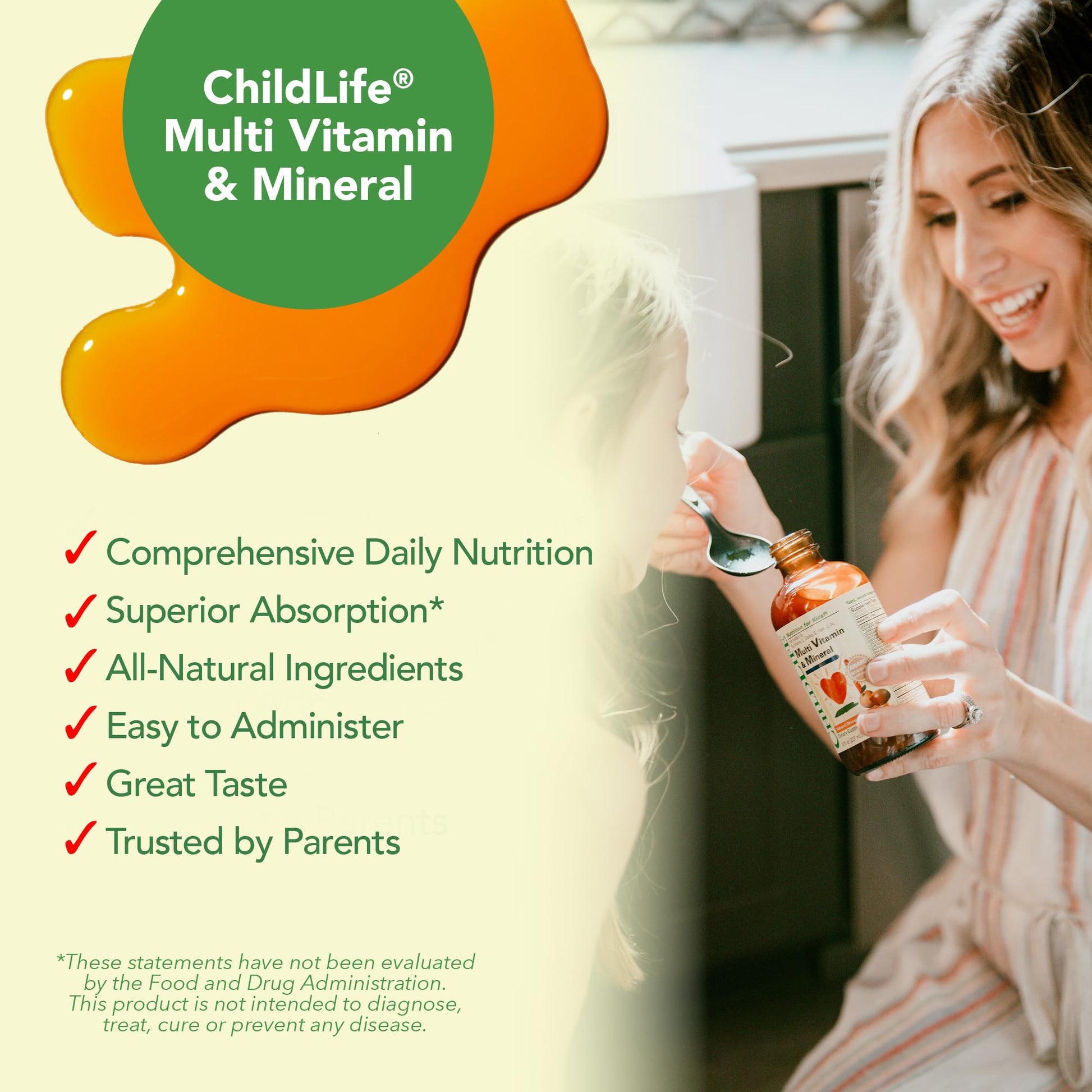 CHILDLIFE ESSENTIALS Kids Multivitamin & Mineral - Kids Vitamins, Liquid Multivitamin for Kids, Toddler Multivitamins, Liquid Vitamins, Baby Multivitamin - Natural Orange & Mango, 8 Fl Oz (Pack of 2) CHILDLIFE ESSENTIALSBuy Supplements Australia