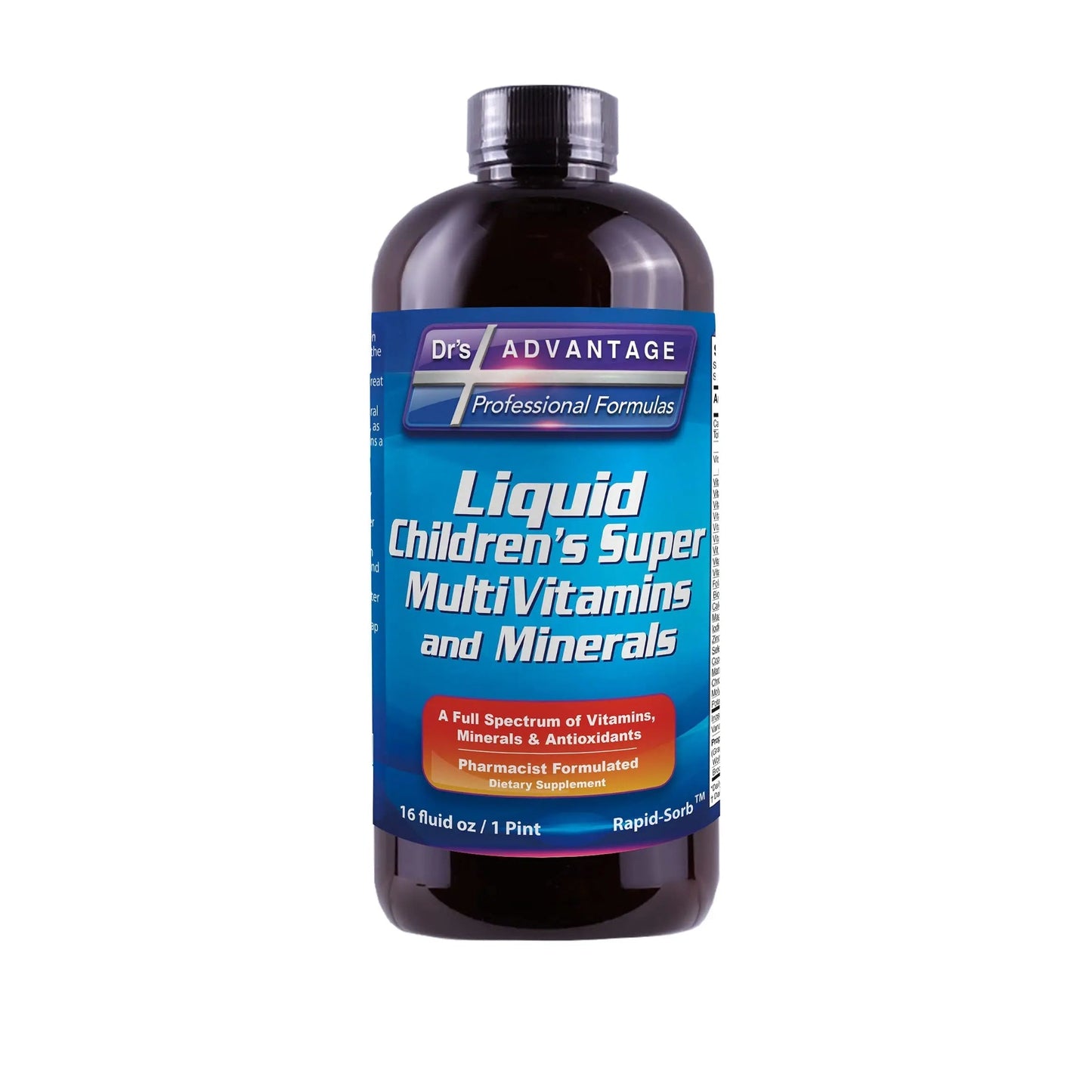 Dr's Advantage DA862 Liquid Children's Multivitamin and Minerals, 16 oz. Dr's AdvantageBuy Supplements Australia