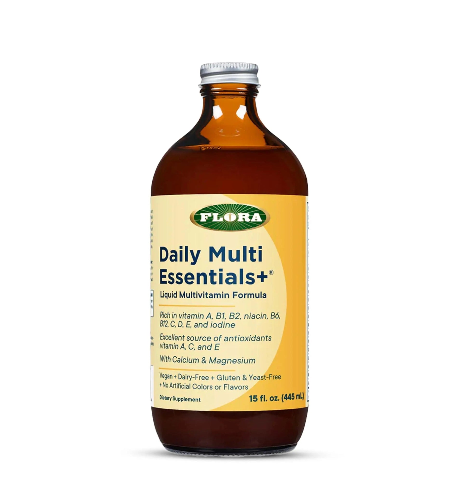 Flora - Daily Multi Essentials+, Liquid Multivitamin Formula, 13 Essential Vitamins & Minerals, 15 Fl Oz FloraBuy Supplements Australia
