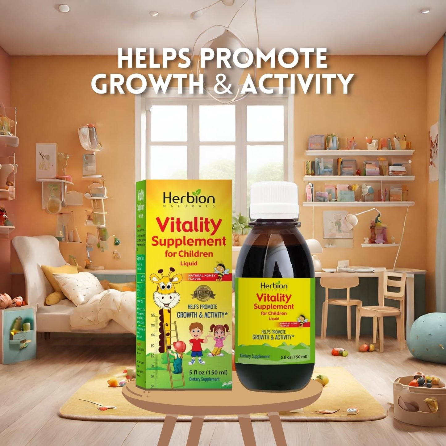 Herbion Naturals Vitality Supplement Syrup for Children, Promotes Growth and Appetite Herbion NaturalsBuy Supplements Australia