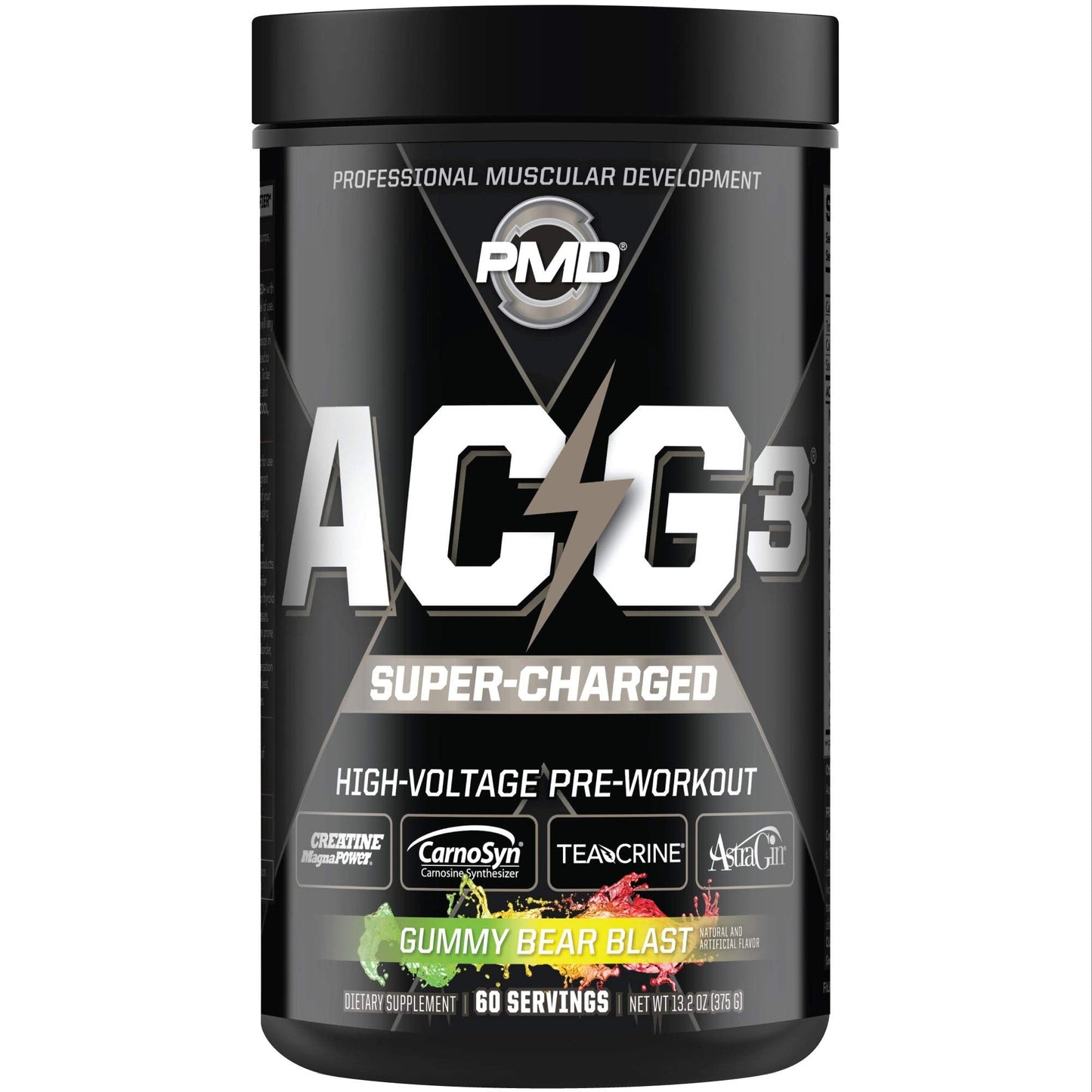 PMD Sports ACG3 Supercharged - Pre Workout - Powerful Strength, High Energy, Maximize