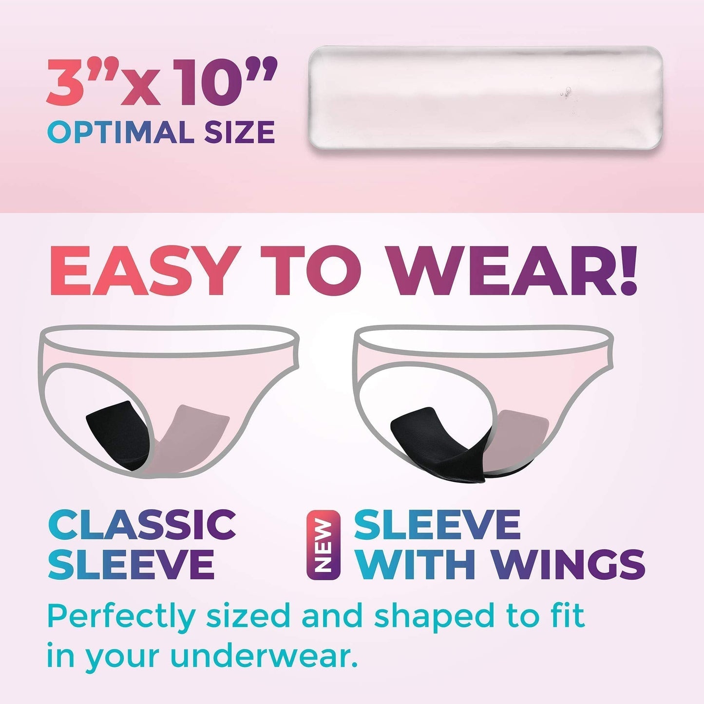 Reusable Perineal Ice Packs with Washable Sleeves – for Hemorrhoids, Postpartum Vaginal Pain PhysioNaturalBuy Supplements Australia