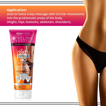 Slim Extreme 4D Scalpel Super Concentrated Serum Reducing Fatty Tissue Eveline CosmeticsBuy Supplements Australia