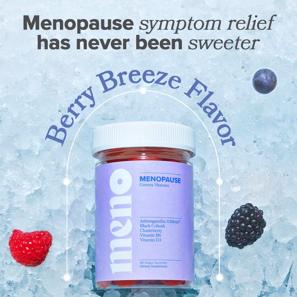MENO Gummies for Menopause, 30 Servings (Pack of 1) - Hormone-Free Menopause O PositivBuy Supplements Australia