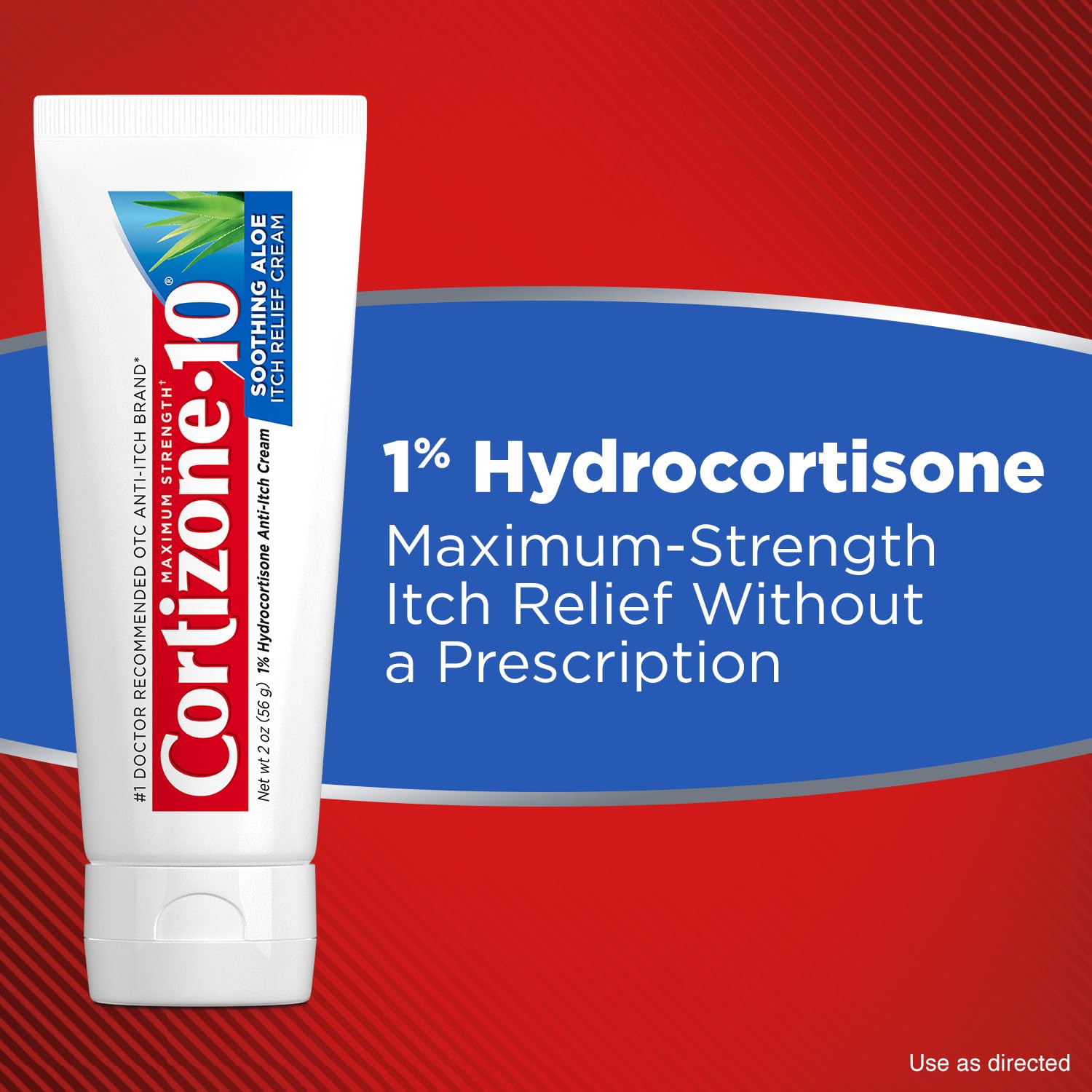 Cortizone-10 Maximum Strength Soothing Aloe Itch Relief Cream, 1% Hydrocortisone, Fast-Acting, Anti-Itch Cream for Bug Bites, Rash, Eczema, Psoriasis, Poison Ivy, Oak, Sumac, 2 oz (Pack of 4) Cortizone 10Buy Supplements Australia