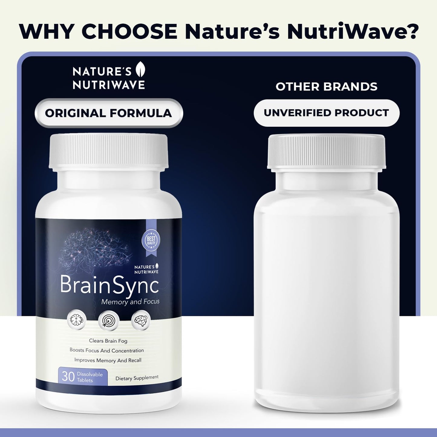 Nature’s NutriWave BrainSync Probiotic Supplement – Supports Daily Wellness & Gut-Brain Balance – 3.6 Billion CFU – 30 Dissolvable Tablets, 3 Month Supply Nature’s NutriWaveBuy Supplements Australia