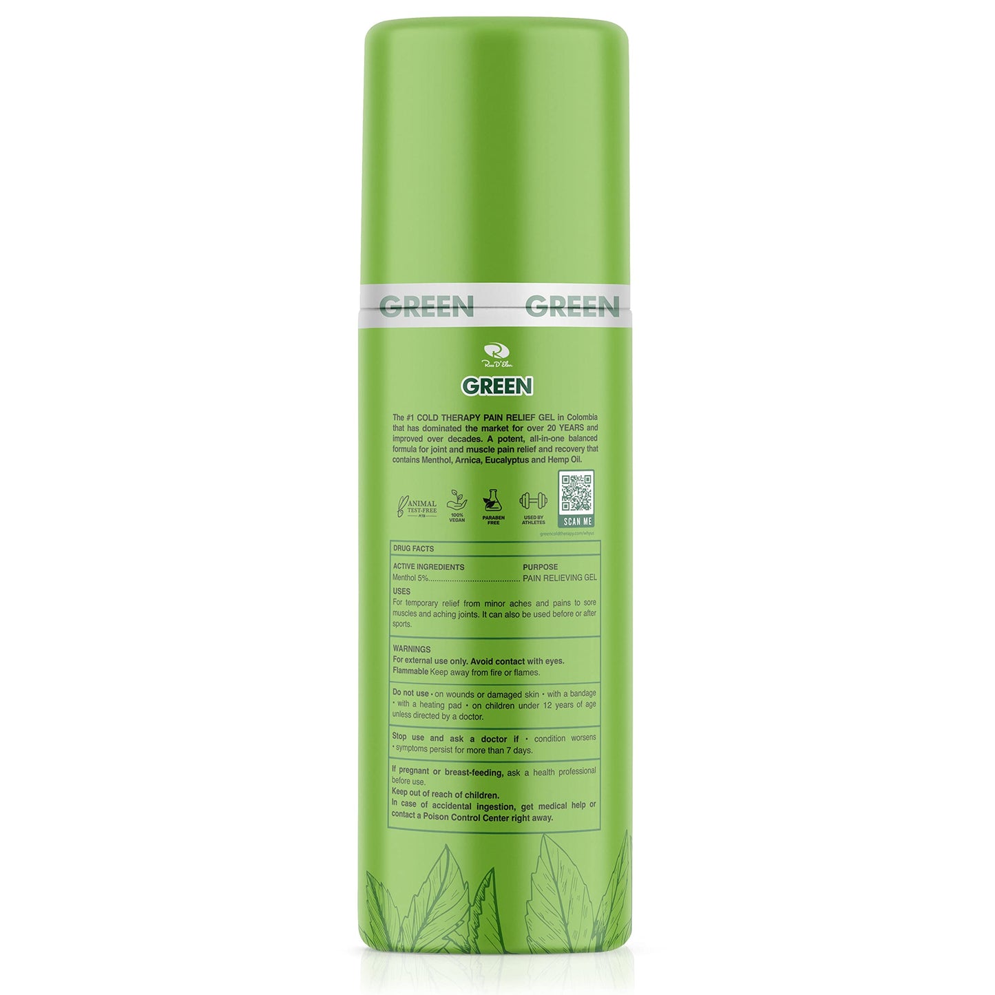 Ross D’Elen Green Menthol ROLL-ON 3-Pack ROSS D'ELENBuy Supplements Australia