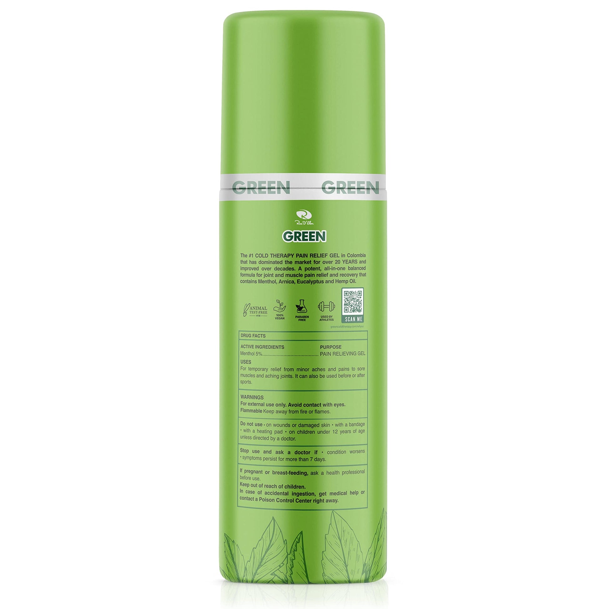 Ross D’Elen Green Menthol ROLL-ON 3-Pack ROSS D'ELENBuy Supplements Australia
