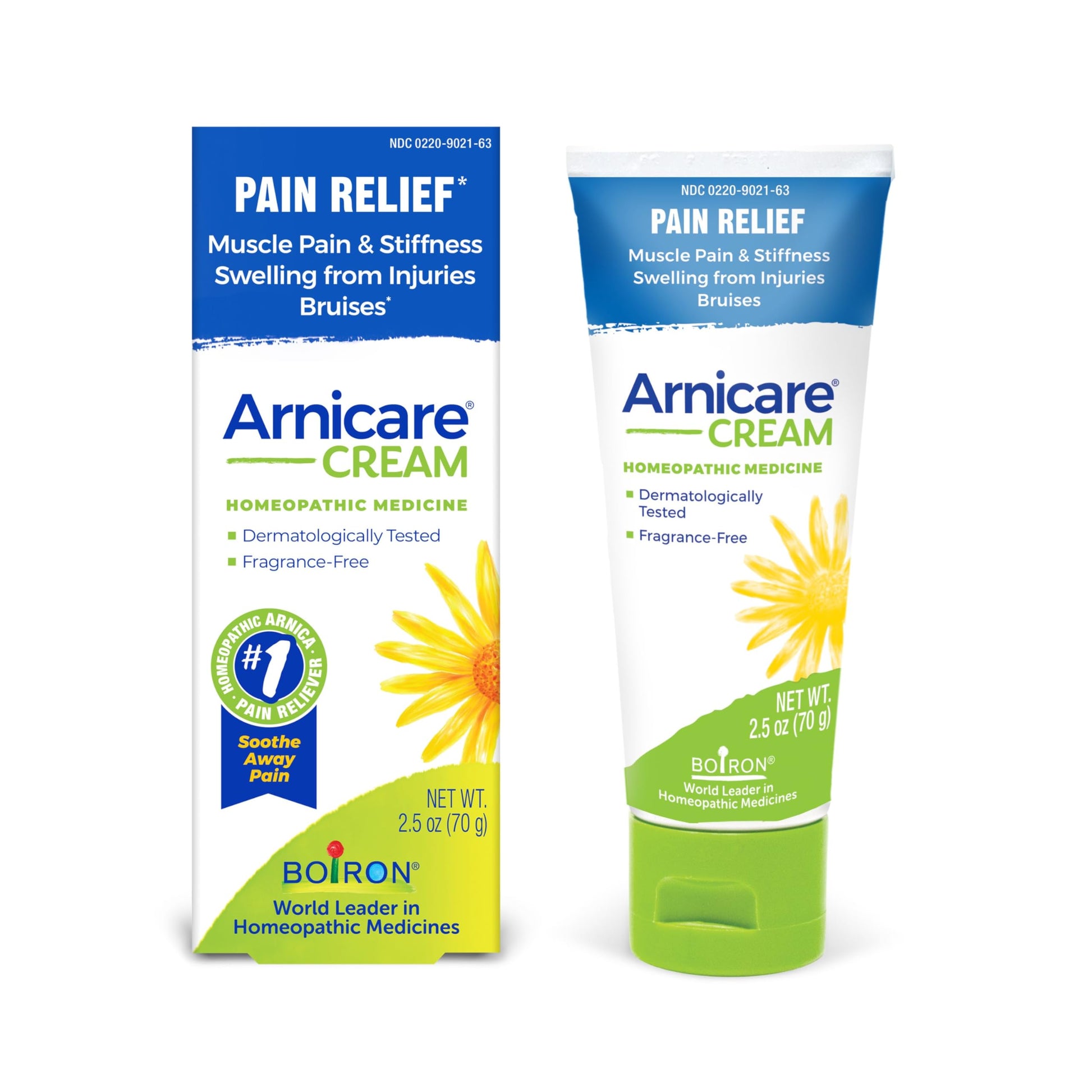 Boiron Arnicare Cream Natural Soothing Relief for Joint Pain, Muscle Pain, Swelling, Soreness, and Stiffness - Fast Absorbing and Fragrance-Free - 2.5 oz BoironBuy Supplements Australia