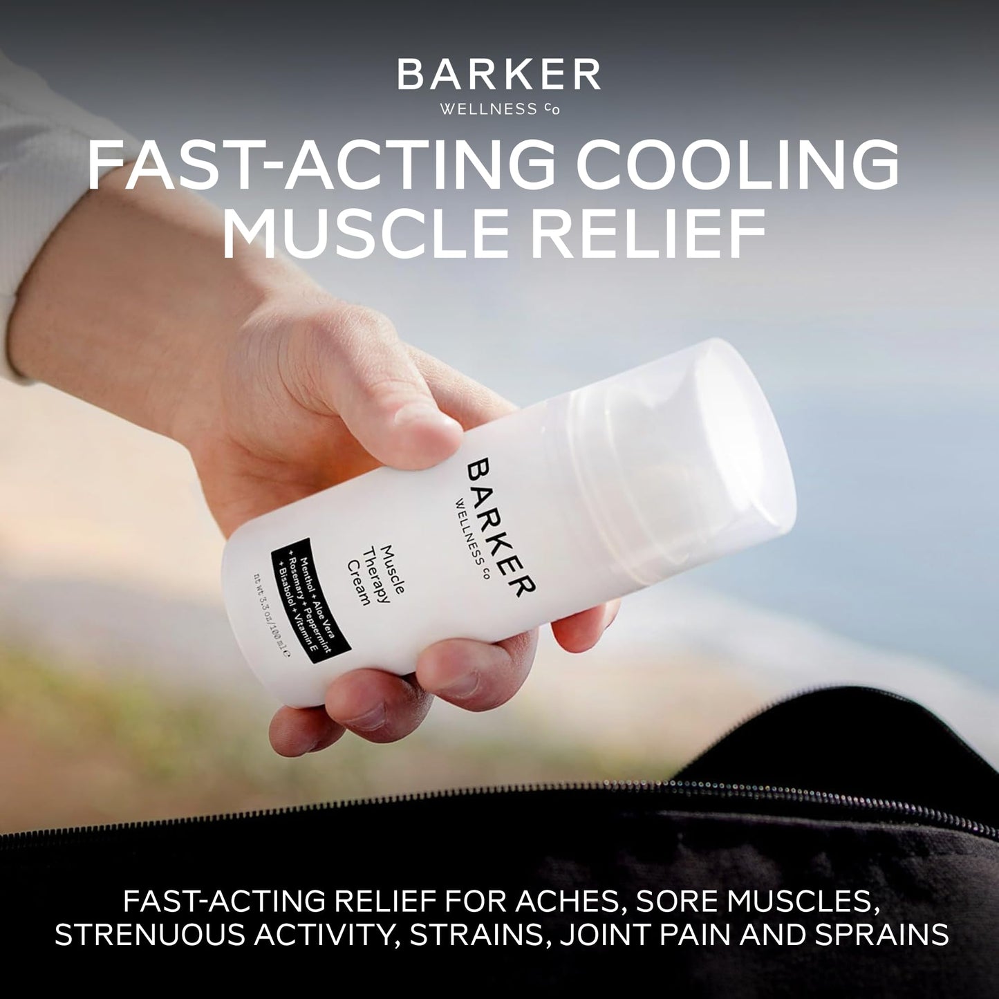 Barker Wellness Soothing Muscle Therapy Cream | Advanced Joint & Muscle Relief for Recovery & Relaxation | Enriched with Antioxidants & Moisturizing Vitamin E | All-Natural Vegan Formula (100ml) Barker Wellness CoBuy Supplements Australia