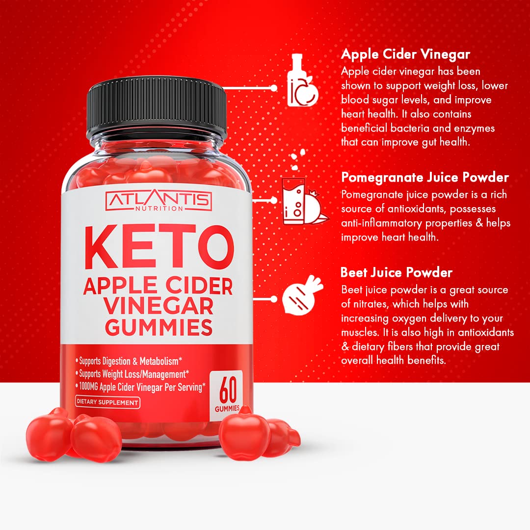 Keto ACV Gummies for Weight Loss - Apple Cider Vinegar Keto ACV Gummies Formulated Atlantis NutritionBuy Supplements Australia