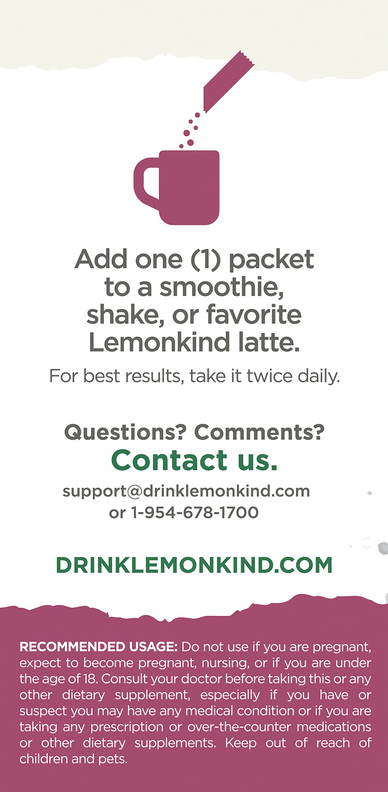 LEMONKIND Organic Zero Calorie Control - Healthy Supplement for Controling Snacking LEMONKINDBuy Supplements Australia